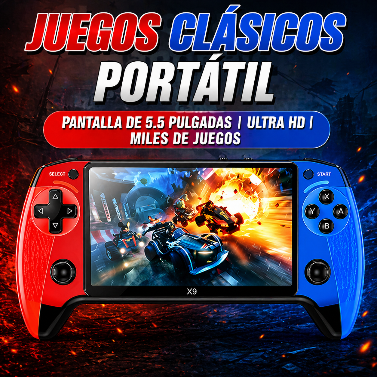 Consola Retro Portátil X9™