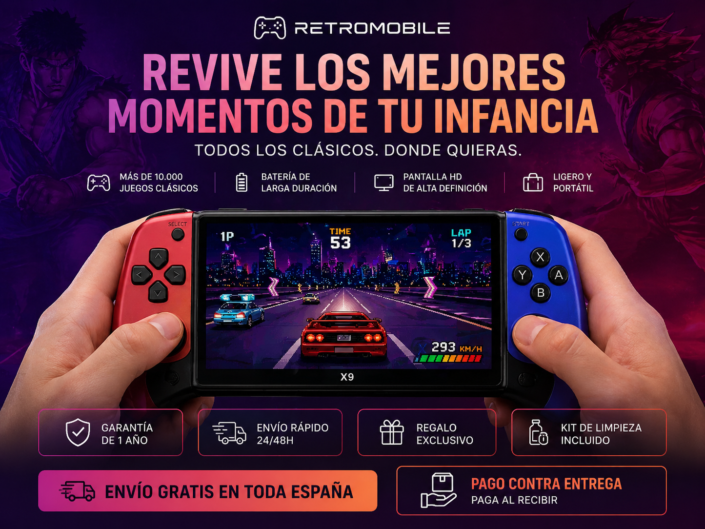 Consola Retro Portátil X9™